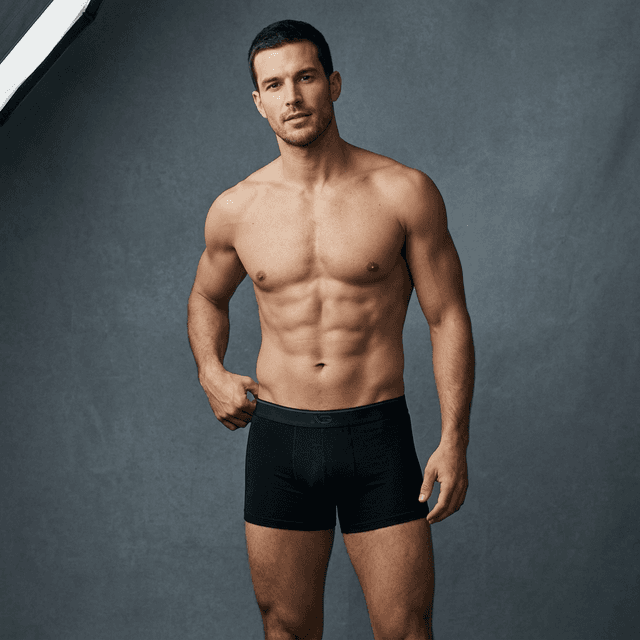 Male model wearing premium comfortable innerwear